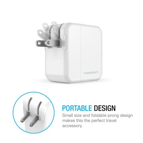 DUAL USB PORTABLE WALL CHARGER [2 PACK]