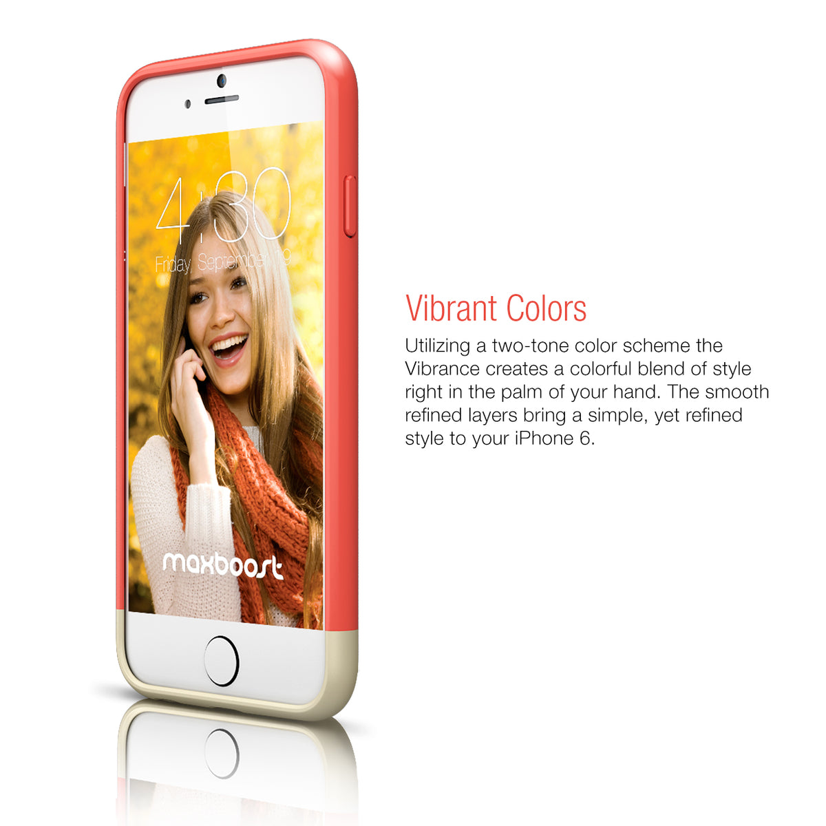 VIBRANCE CASE – IPHONE 6 (ITALIAN ROSE/CHAMPAGNE GOLD)
