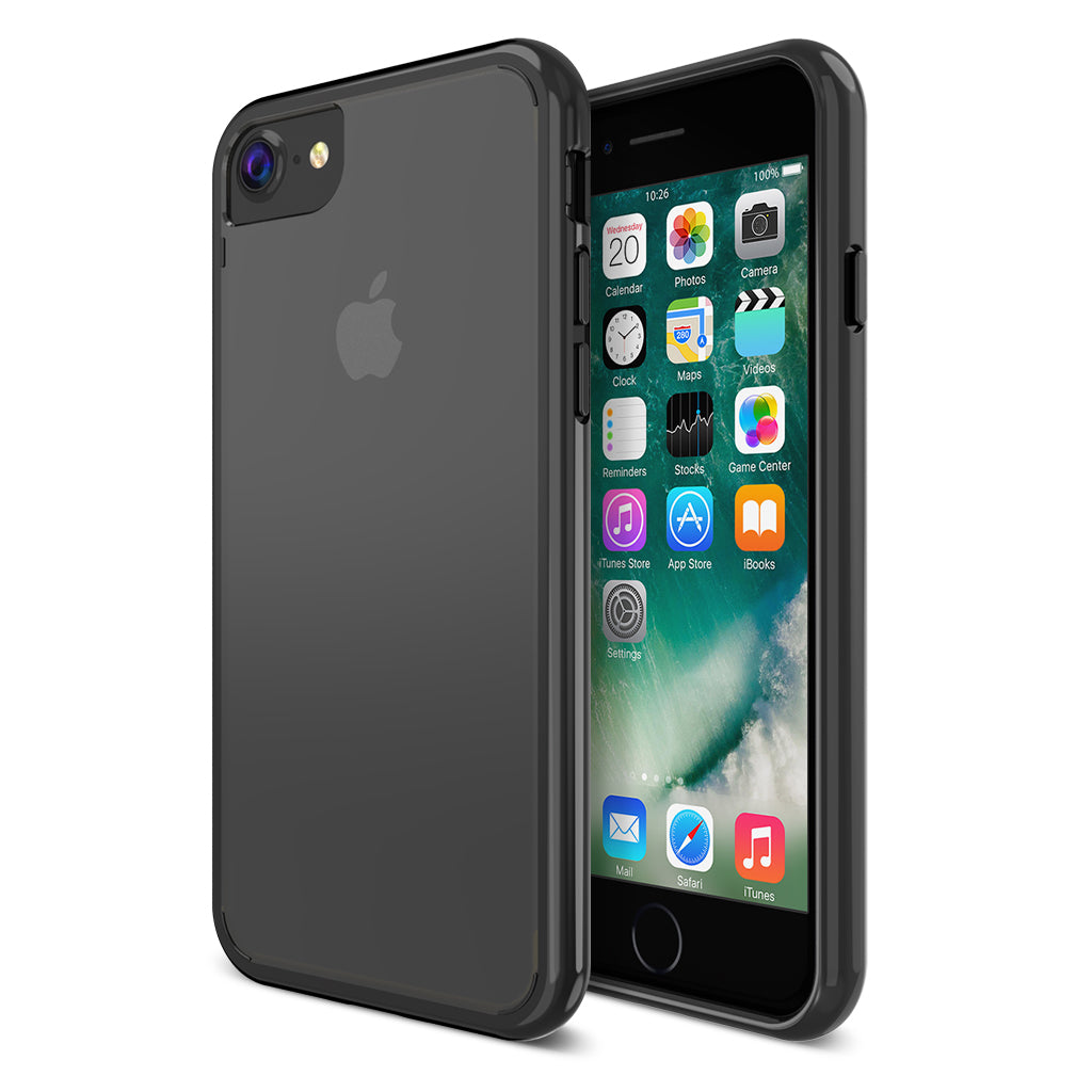 Maxboost Clear Cushion Case – iPhone 8/ iPhone 7 [BLACK]