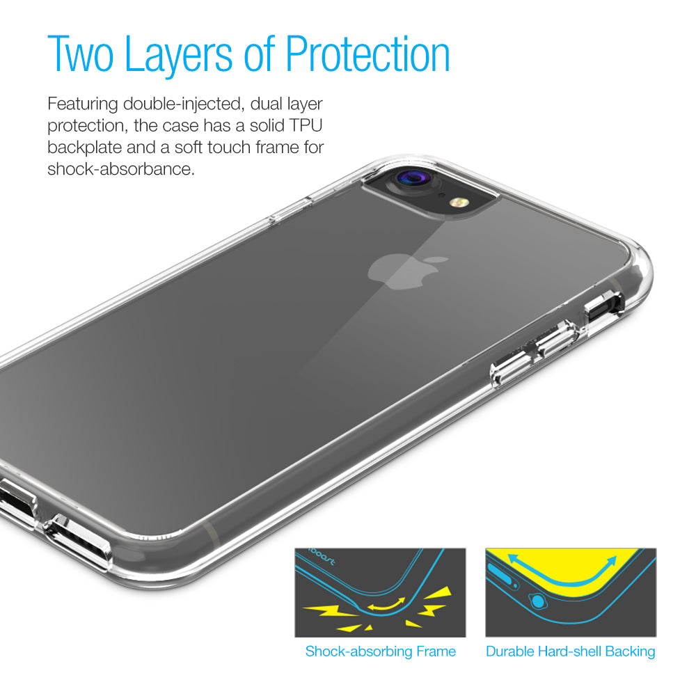 Maxboost Clear Cushion Case – iPhone 8 Plus / iPhone 7 Plus [Clear]