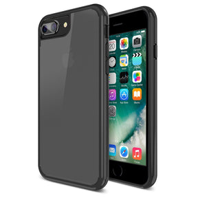 Maxboost Clear Cushion Case - iPhone 8 Plus / iPhone 7 Plus [Black/Clear]