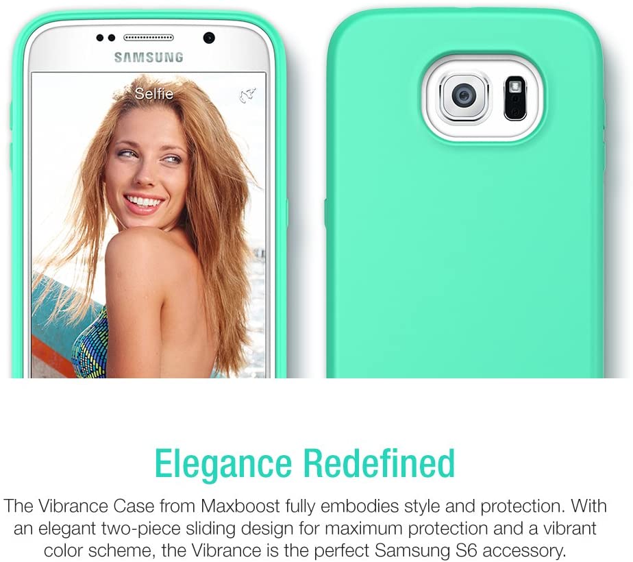 Vibrance Case - Samsung Galaxy S6 (Turquoise/Champagne Gold)