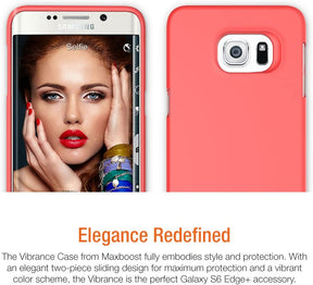 Vibrance Case - Samsung Galaxy S6 Edge Plus (Red/Champagne Gold)
