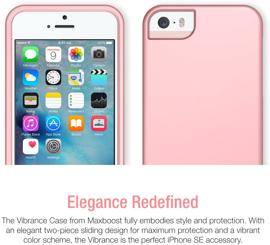 Vibrance Case - iPhone SE (Italian Rose/Champagne Gold)