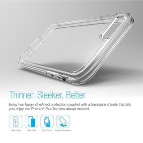 CLEAR CUSHION CASE – IPHONE 6 PLUS (ULTRA CLEAR)