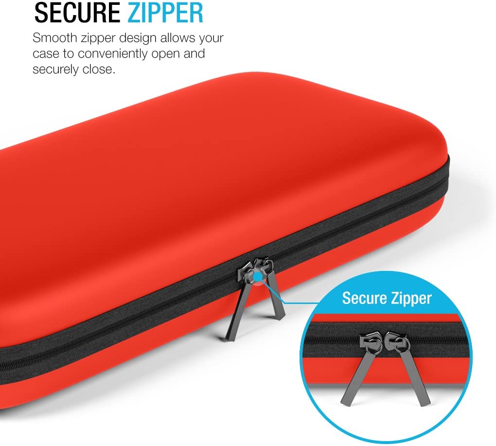HARD-SHELL TRAVEL CASE – NINTENDO SWITCH [RED]