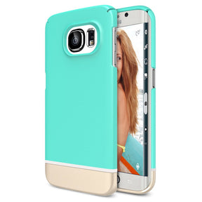Vibrance Case - Samsung Galaxy S6 Edge (Turquoise/Champagne Gold)