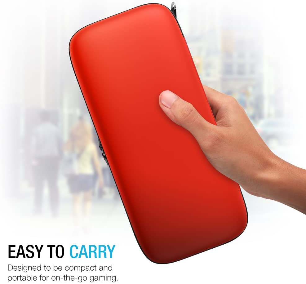 HARD-SHELL TRAVEL CASE – NINTENDO SWITCH [RED]