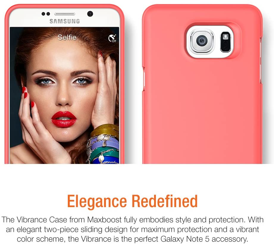 Vibrance Case - Samsung Galaxy Note 5 (Italian Rose/Champagne Gold)