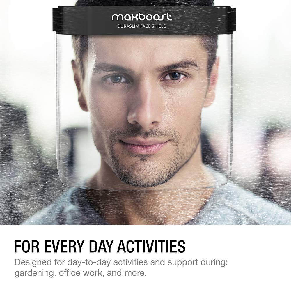 MAXBOOST PROTECTIVE FACE SHIELD – 3 PACK