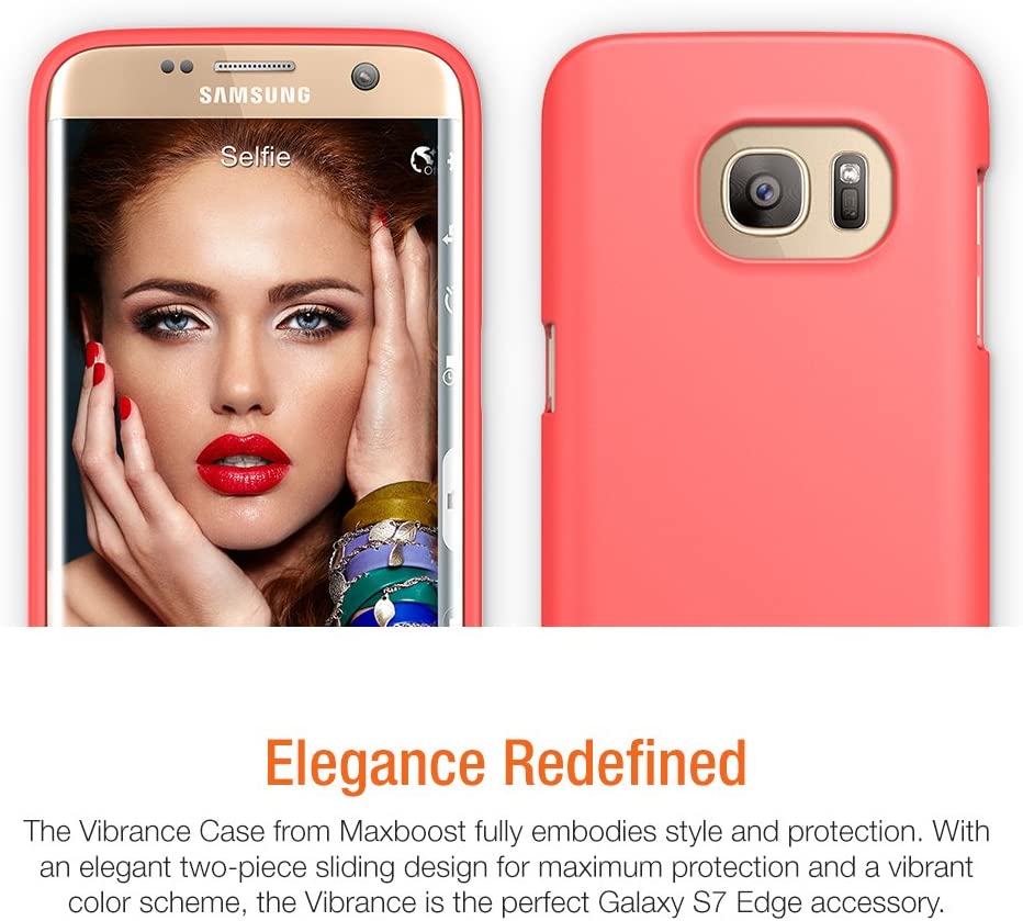 Vibrance Case - Samsung Galaxy S7 Edge (Italian Rose/Champagne Gold)