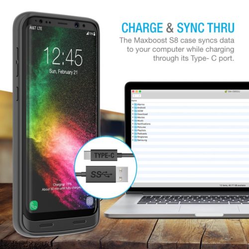 BATTERY CASE – SAMSUNG GALAXY S8 [4500MAH]