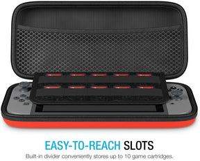 HARD-SHELL TRAVEL CASE – NINTENDO SWITCH [RED]