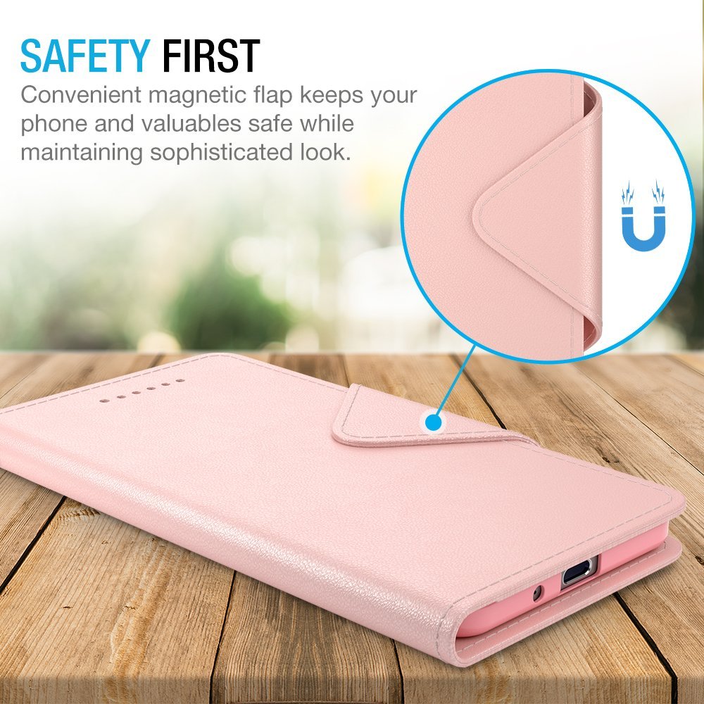 FOLIO WALLET CASE – GOOGLE PIXEL 2 [ROSE GOLD]
