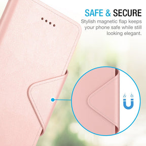 FOLIO WALLET CASE – IPHONE X – ROSE GOLD