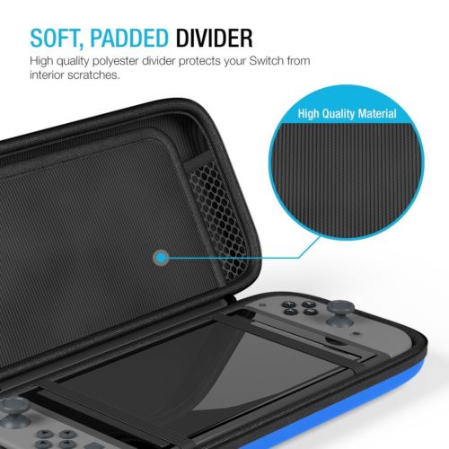HARD-SHELL TRAVEL CASE – NINTENDO SWITCH [BLUE]
