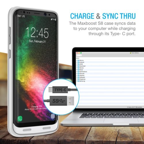 BATTERY CASE – SAMSUNG GALAXY S8 [4500MAH]
