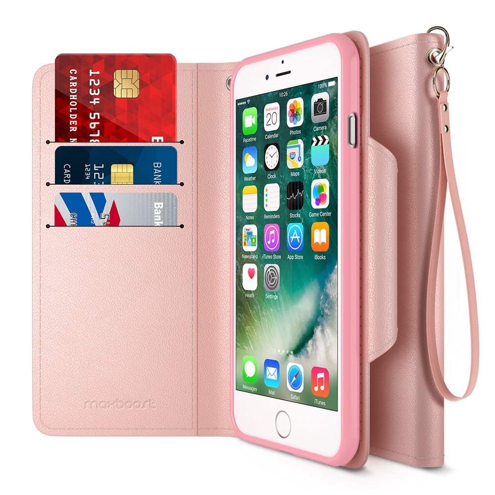 FOLIO WALLET CASE – IPHONE 7 PLUS [ROSE GOLD]