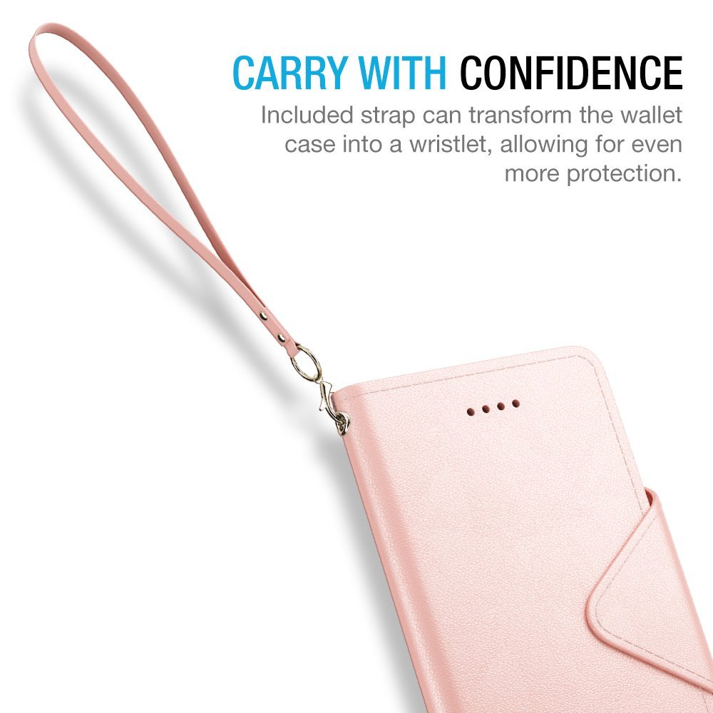 FOLIO WALLET CASE – IPHONE 7 PLUS [ROSE GOLD]