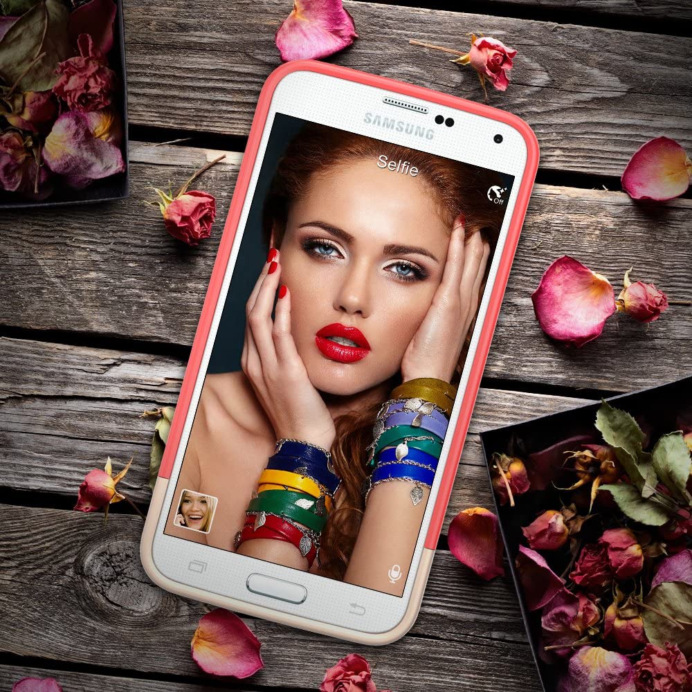 Vibrance Case - Samsung Galaxy S5 (Italian Rose/Champagne Gold)