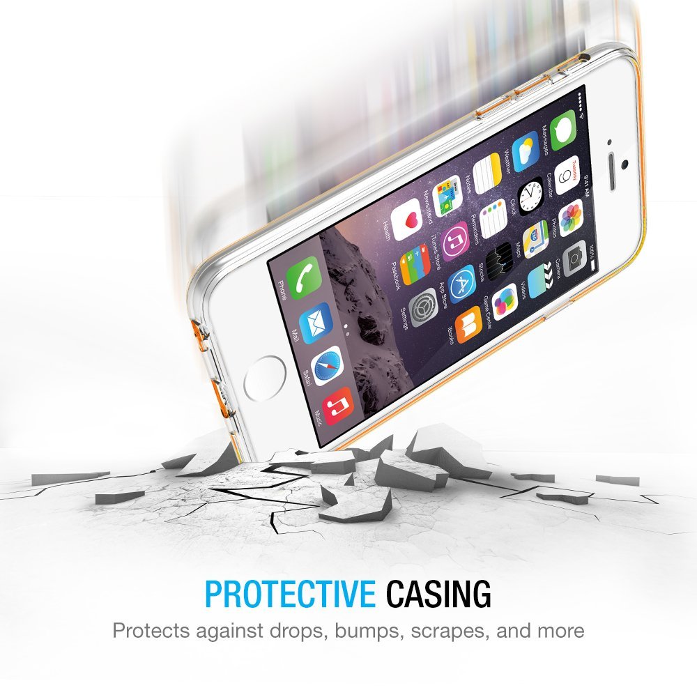 LIQUID SKIN PRO CASE – IPHONE 6 (NEON RADIANT ORANGE)