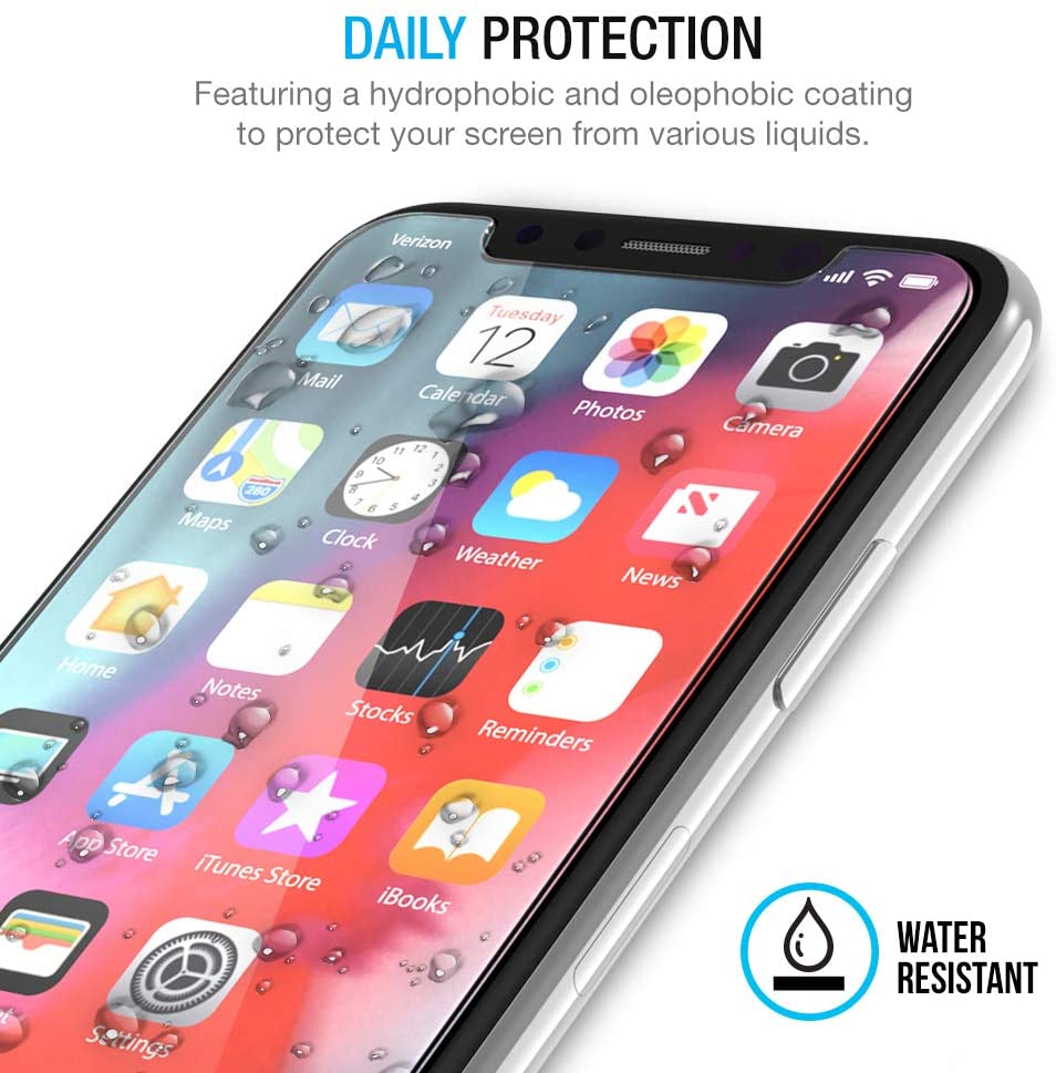 Maxboost Screen Protector for Apple iPhone 11 Pro Max and iPhone Xs Max (6.5") (3 Pack, Clear)