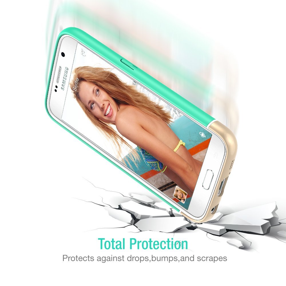 VIBRANCE CASE – SAMSUNG GALAXY S6 [TURQUOISE/CHAMPAGNE GOLD]
