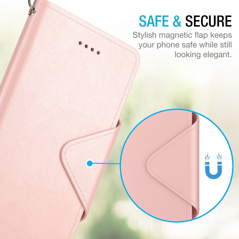 FOLIO WALLET CASE – IPHONE 8 PLUS [PINK]
