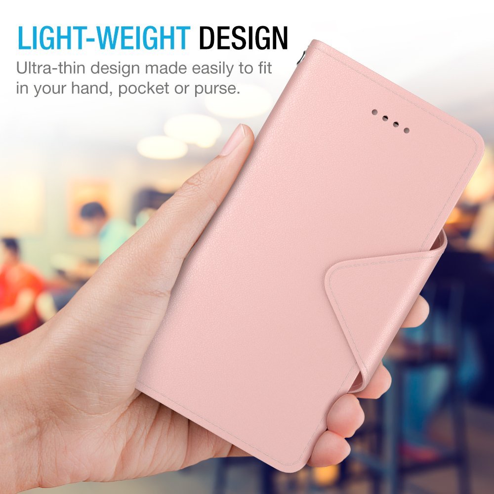 FOLIO WALLET CASE – IPHONE 8 PLUS [PINK]