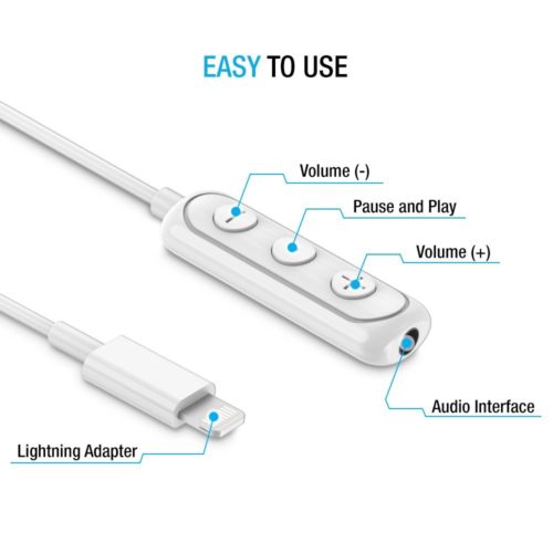 HIFI LIGHTNING ADAPTER – LIGHTNING TO 3.5MM [APPLE MFI CERTIFIED]