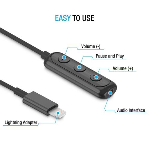 HIFI LIGHTNING ADAPTER – LIGHTNING TO 3.5MM [APPLE MFI CERTIFIED]