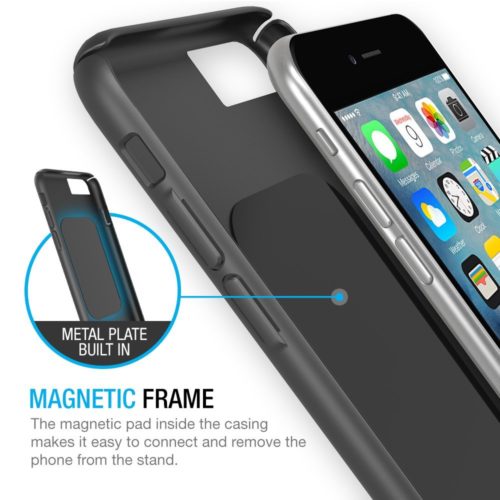CAR MOUNT + CASE – IPHONE 6/6S [BLACK]