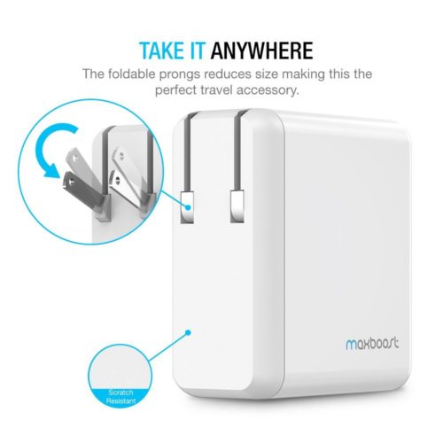 30W WALL CHARGER – DUAL USB PORT [QUICK CHARGE 3.0]