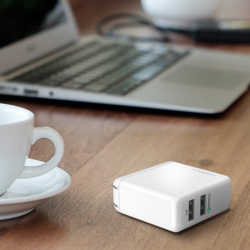 30W WALL CHARGER – DUAL USB PORT [QUICK CHARGE 3.0]